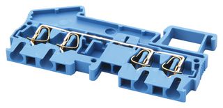 PHOENIX CONTACT 3031319 Bloque de Terminal c/Montaje en Riel DIN, 4 Posiciones, 28 AWG, 12 AWG, 4 mm², Pinza, 24 A
