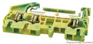 PHOENIX CONTACT 3031267 Bloque de Terminal c/Montaje en Riel DIN, 3 Posiciones, 28 AWG, 12 AWG, 4 mm², Pinza, 24 A