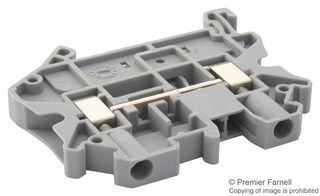 PHOENIX CONTACT 3046184 Bloque de Terminal c/Montaje en Riel DIN, 2 Posiciones, 26 AWG, 10 AWG, 6 mm², Tornillo, 41 A