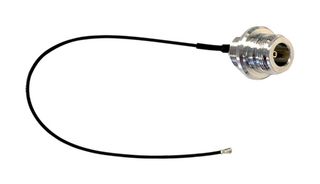 MULTICOMP PRO MP005987 RF / Coaxial Cable Assembly, 20 ", 200 mm, U.FL Right Angle Plug, N Type Bulkhead Jack
