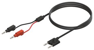 CAL TEST ELECTRONICS CT4454-100 Cable RF / Coaxial ensamblado, 3.3 ft, 1 m, RG58C/U, Banana Doble Moldeado Macho