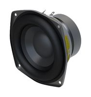 MULTICOMP PRO MP-SUBS11580 Unidad de Bocina, Redonda con Marco Cuadrado, 70 Hz a 3 kHz, 3.55 Ohm, 80 W