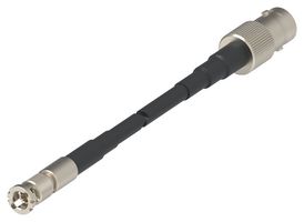 TE CONNECTIVITY 2479975-1 Cable RF / Coaxial ensamblado, 12 ", 305 mm, 2R3365 ST, Conector BNC, BNC HD Macho, 75 ohm