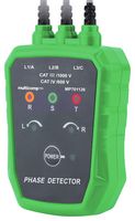 MULTICOMP PRO MP701126 Medidor de Rotación de Fase, Sin Contacto, Trifásico, 45Hz a 66Hz, 70V a 1kV, 0 °C, 50 °C, 88 mm
