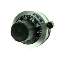 TT ELECTRONICS / BI TECHNOLOGIES 2694 Disco Contador de Vueltas, Cromo Satinado, 10 Vueltas, Diá. Eje 0.23", Plástico Negro, -55°C a 71°C