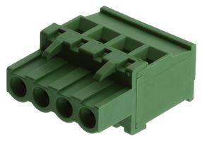 TE CONNECTIVITY - BUCHANAN 284047-4 Pluggable Terminal Block, 5.08 mm, 4 Positions, 3 mm², Screw