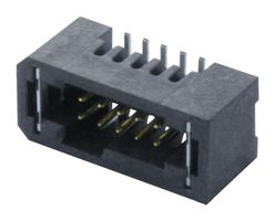 SAMTEC TFM-105-02-S-D-WT Pin Header, Board-to-Board, Wire-to-Board, 1.27 mm, 2 Rows, 10 Contacts, Surface Mount