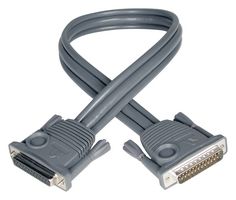 EATON TRIPP LITE P772-015 Cable de Computadora, Conector D-Sub Macho de 25 Posiciones, Receptáculo D-Sub de 25 Posiciones
