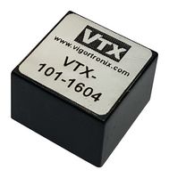 VIGORTRONIX VTX-101-1604 Audio Transformer, 1:1CT, 600 ohm, 600 ohm, 25 kHz, 1 kV
