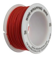 JONARD TOOLS R-30R-0050 Cable, PVDF (Fluoruro de Polivinildieno), Rojo, 30 AWG, Sólido, 50 ft