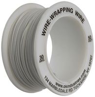 JONARD TOOLS R-30W-0050 Cable, PVDF (Fluoruro de Polivinildieno), Blanco, 30 AWG, Sólido, 50 ft