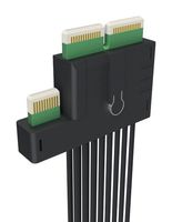 AMPHENOL COMMUNICATIONS SOLUTIONS CBL280011A Cable de Computadora, Gen6, 19.69 ", 500 mm, Mini Cool Edge Series