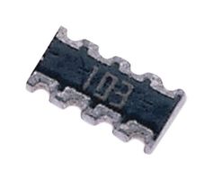 BOURNS CAY10-102J4LF Fixed Network Resistor, 1 kohm, Isolated, 4 Resistors, 0804 [2010 Metric], Convex, ± 5%