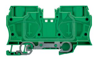 WEIDMULLER 1739650000 Bloque de Terminal c/Montaje en Riel DIN, PE, 2 Posiciones, 12 AWG, 2 AWG, 35 mm²