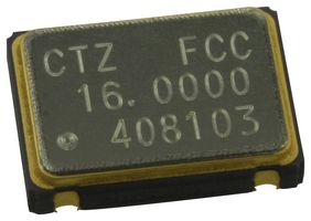 CITIZEN FINEDEVICE CSX-750FCC16000000T Oscilador, 16 MHz, 100 ppm, SMD, 7mm x 5mm, CMOS/TTL, 5 V, SERIE CSX-750F