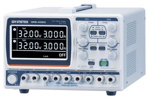 GW INSTEK GPE-4323 Bench Power Supply, Adjustable, 4 Output, 0 V, 32 V, 0 A, 3 A