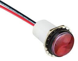 VCC / VISUAL COMMUNICATIONS COMPANY PML50RYFVW Multicolour Panel Indicators, Red, Yellow, 17.5 mm, R 20mA, Y 20mA, R 28V, Y 28V