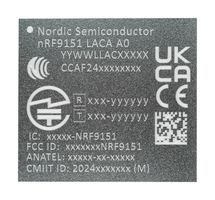 NORDIC SEMICONDUCTOR NRF9151-LACA-R7 System-in-Package, Low Power, Cellular IoT, 2.2GHz, ARM Cortex-M33 Microcontroller, LTE Modem