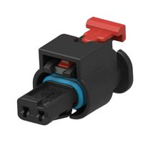 TE CONNECTIVITY 1-2378603-1 Automotive Connector Housing, Sealed, Key Code A, MCON 1.2LL Series, Receptacle, 3 Positions