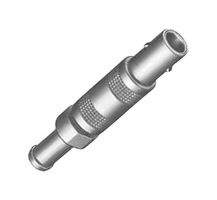LEMO FFA.00.250.NTAC31Z RF / Coaxial Connector, NIM-CAMAC CD/N 549, Coaxial, Straight Plug, Solder, 50 ohm, RG174A/U, Brass