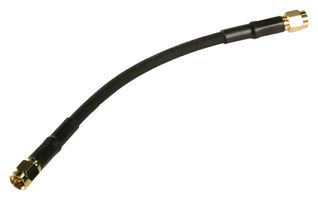 AMPHENOL RF 135101-04-06.00 RF / Coaxial Cable Assembly, SMA Straight Plug, SMA Straight Plug, RG58/U, 50 ohm, 6 ", 152 mm