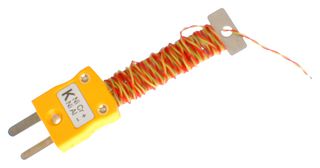 LABFACILITY XF-968-FAR Thermocouple, ANSI Plug, Cable Tidy, K, -75 °C, 250 °C, 6.6 ft, 2 m