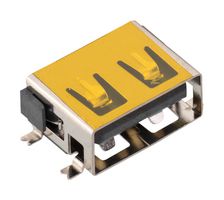 WURTH ELEKTRONIK 629104190121 Conector USB, USB Tipo A, USB 2.0, Receptáculo eléctrico, 4 Posiciones, Montaje Superficial