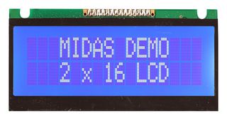 MIDAS DISPLAYS MC21605FA6WE-BNMLW