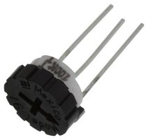 TT ELECTRONICS / BI TECHNOLOGIES 91AR10KLF Trimmer, Single Turn, Cermet, Top Adjust, 10 kohm, Through Hole, 1 Turns