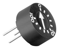 TT ELECTRONICS / BI TECHNOLOGIES 93PR2KLF Recortador, Una Vuelta, Cermet, Ajuste Superior, 2 kohm, Through Hole, 1 Vueltas