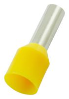 MULTICOMP PRO MP016953 Férula, Un Cable, 10 AWG, 6 mm², 12 mm, Amarillo