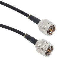 AMPHENOL RF 095-850-336-036 RF / Coaxial Cable Assembly, 36 ", 914.4 mm, RG58 High Flex, N Plug, N Plug, 50 ohm