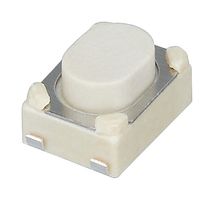 SCHURTER TCS43-H65-A-S-5-G-C Tactile Switch, SPST-NO, TCS43 Series, Top Actuated, Surface Mount, Oval Button, 400 gf
