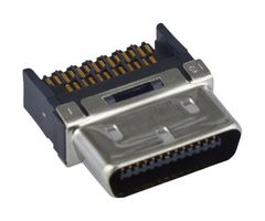3M 12126-5000 FR I/O Connector, 26 Contacts, Plug, SDR, Solder, 121 Series, Cable Mount