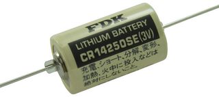 FDK CR14250SET-SP-1 Batería, 3 V, 1/2AA, Litio, 850 mAh, Conexión Axial, 1