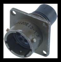 AMPHENOL INDUSTRIAL MS3120E12-10S Circular Connector, MIL-DTL-26482 Series I, MS3120 Series, Wall Mount Receptacle, 10 Contacts