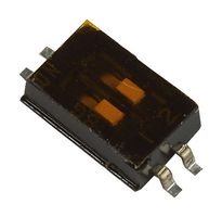 E-SWITCH KAN1102RT DIP / SIP Switch, Half Pitch, 2 Circuits, Slide, Surface Mount, SPST, 24 V, 25 mA