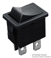 E-SWITCH R1973BBLKBLKEF0 Interruptor (Switch) de Balancín, Lengüeta Faston, Apagado-Encendido, DPST, No Iluminado