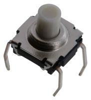 E-SWITCH TL6100CF130QP Interruptor Táctil, Serie TL6100, Accionamiento superior, Through Hole, Botón Redondo, 130 gf