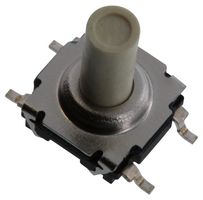 E-SWITCH TL6120DF160QG Tactile Switch, SPST-NO-DM, TL6120 Series, Top Actuated, Surface Mount, Round Button, 160 gf