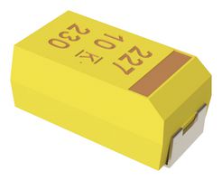 KEMET T498D226K035ATE700 Capacitor de Tantalio de Montaje SMT, 22 µF, 35 V, 2917 [7343 Métrico], ± 10%, 0.7 ohm, D
