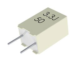 KEMET R82EC2560DQ60J Capacitor de Película Propósito General, Metallized PET Stacked, Caja Radial - 2 Pines, 0.056 µF