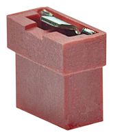 HARWIN M22-1920005. Jumper (Busbar), Open Top, Red, Jumper Socket, Pin Headers, 2 Positions, 2 mm, M22 Series