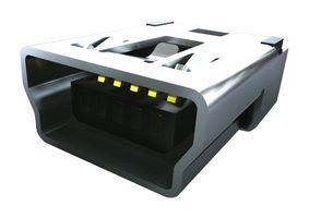 SAMTEC MUSB-05-F-B-SM-A-TR USB Connector, Mini USB Type B, USB 2.0, Receptacle, 5 Positions, Surface Mount, Right Angle