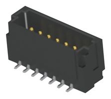 SAMTEC T1M-10-GF-DV-K Cabezal de Pin, Cable-a-Tarjeta, 1 mm, 2 Líneas, 20 Contactos, Recto Montaje Superficial