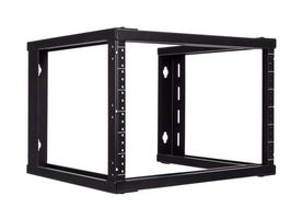 L-COM LC-6UWMR15IN-12-24 6U WALL MOUNT OPEN FRAME RACK 19 THREADE