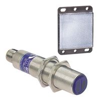 TELEMECANIQUE SENSORS XU9M18MB230K Sensor Fotoeléctrico, 6.56ft, SPST-NC, Retrorreflectivo Polarizado, Conector 20 UNF, OsiSense XU