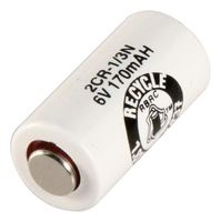 DANTONA INDUSTRIES 2CR1/3N Batería, 6 V, 1/3N, Litio, 170 mAh, Positivo Elevado y Negativo Plano, 1