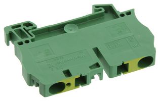 WEIDMULLER 1608670000 Bloque de Terminal c/Montaje en Riel DIN, 2 Posiciones, 22 AWG, 8 AWG, 10 mm², Pinza, 8 A