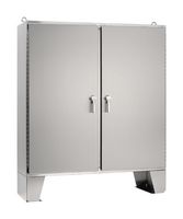 NVENT HOFFMAN A62H4818SS6LP3PT Metal Enclosure, Two Door, Electrical / Industrial, Steel, 1.58 m, 1.2 mm, 459 mm, IP66